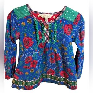 Matilda Jane Long Sleeve Floral Mixed Print Top‎ – Size 2 –